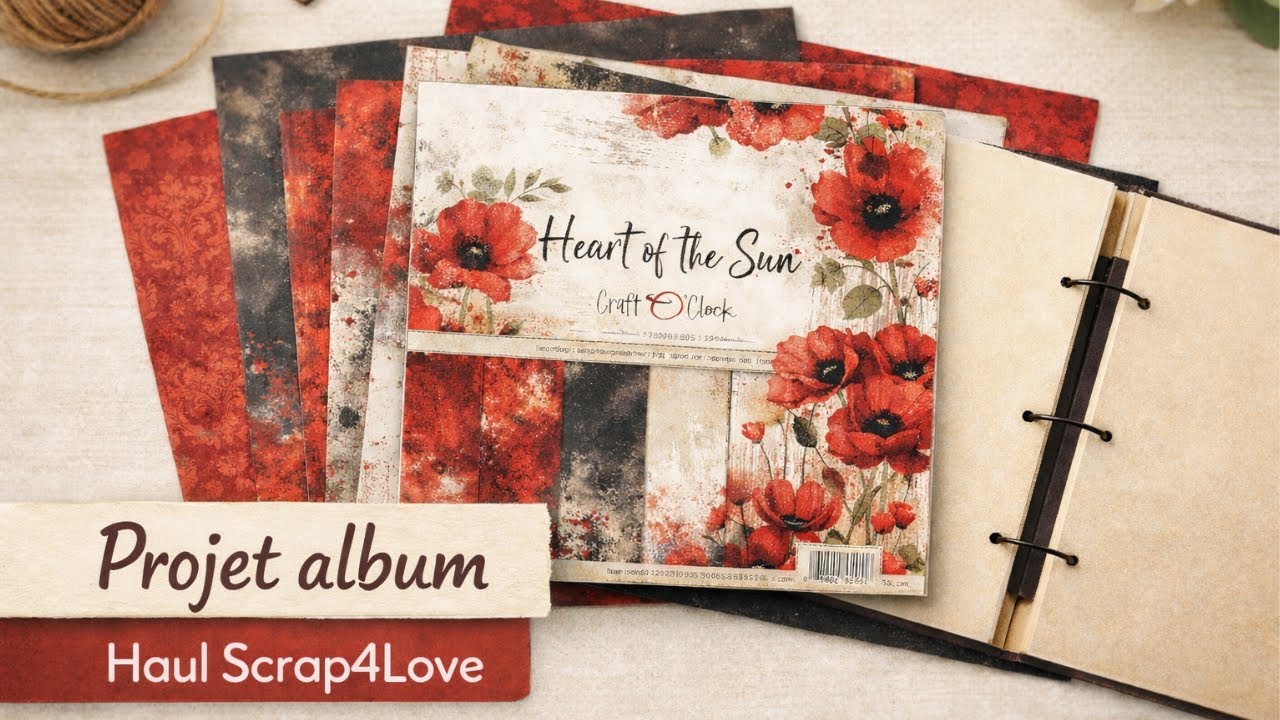 Préparation d'un nouvel album 📒 | Petit haul scrapbooking chez @Scrap4Love