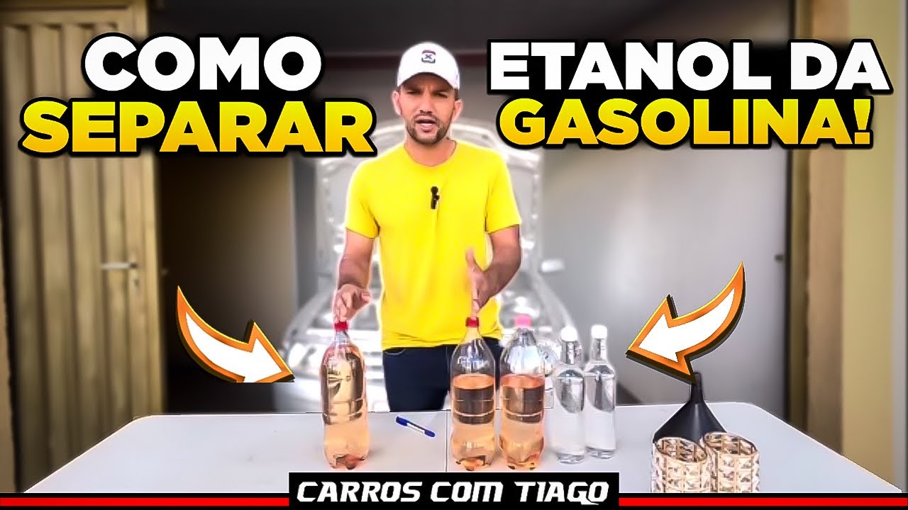 Como separar etanol da gasolina - será que o carro fica mais econômico com gasolina pura?