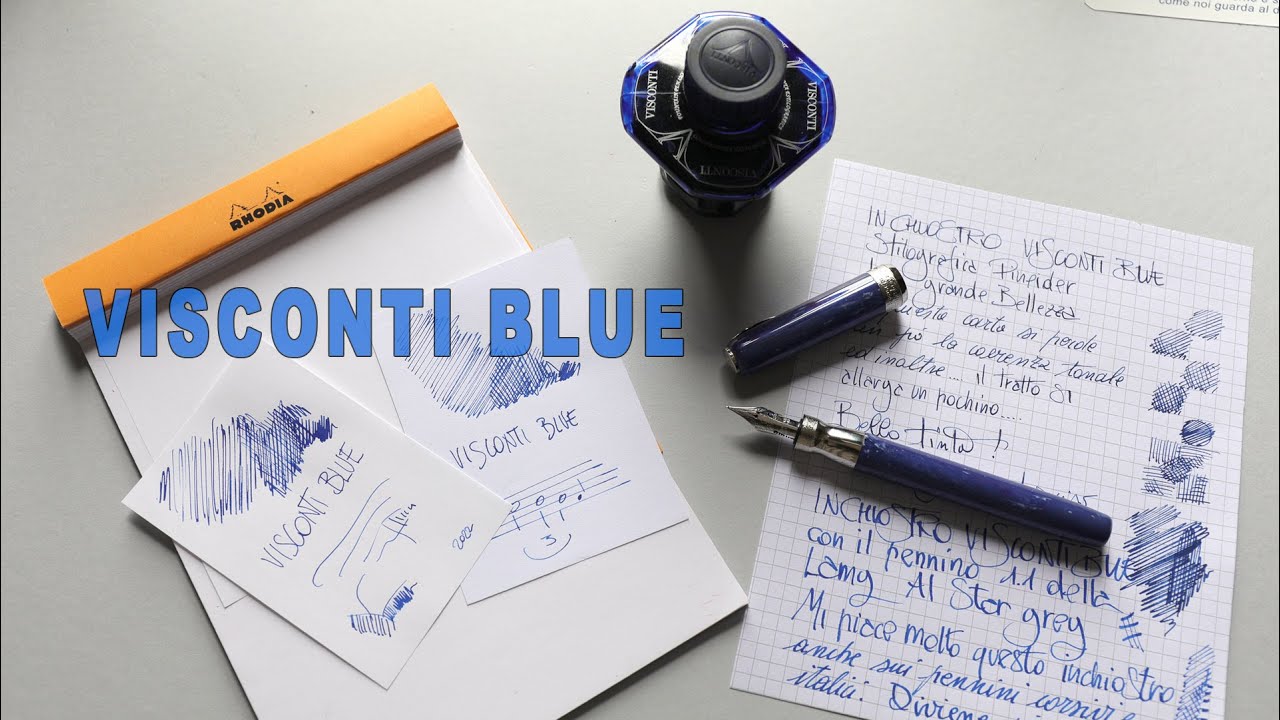 Inchiostro Visconti Blue - Full test & review