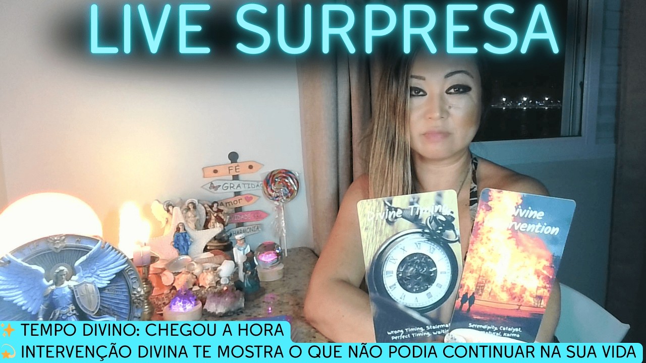 LIVE SURPRESA: INTERVENÇÃO DIVINA MOSTRA O QUE NÃO PODIA CONTINUAR NA SUA VIDA E QUEM IRÁ FICAR.