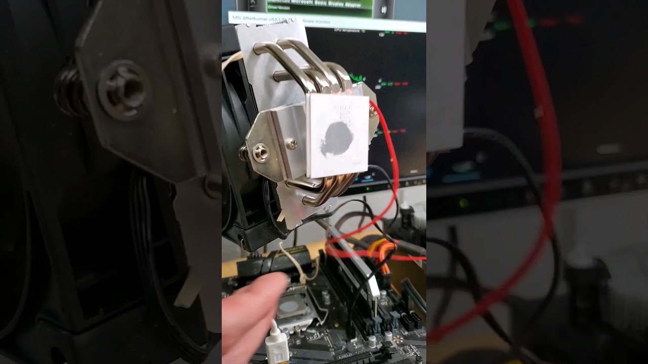 using a Peltier device to cool a CPU BELOW 0&deg;! #shorts