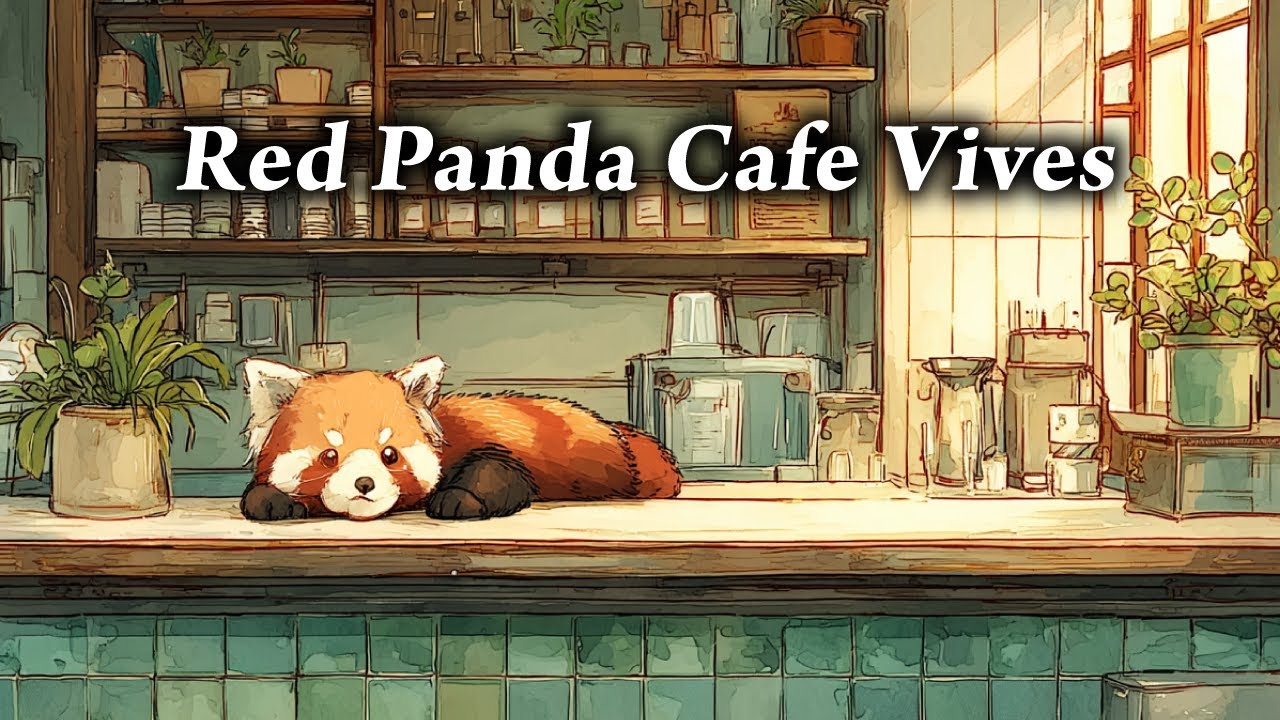Coffee & Chill with a Red Panda | Cozy Cafe Lofi Beats