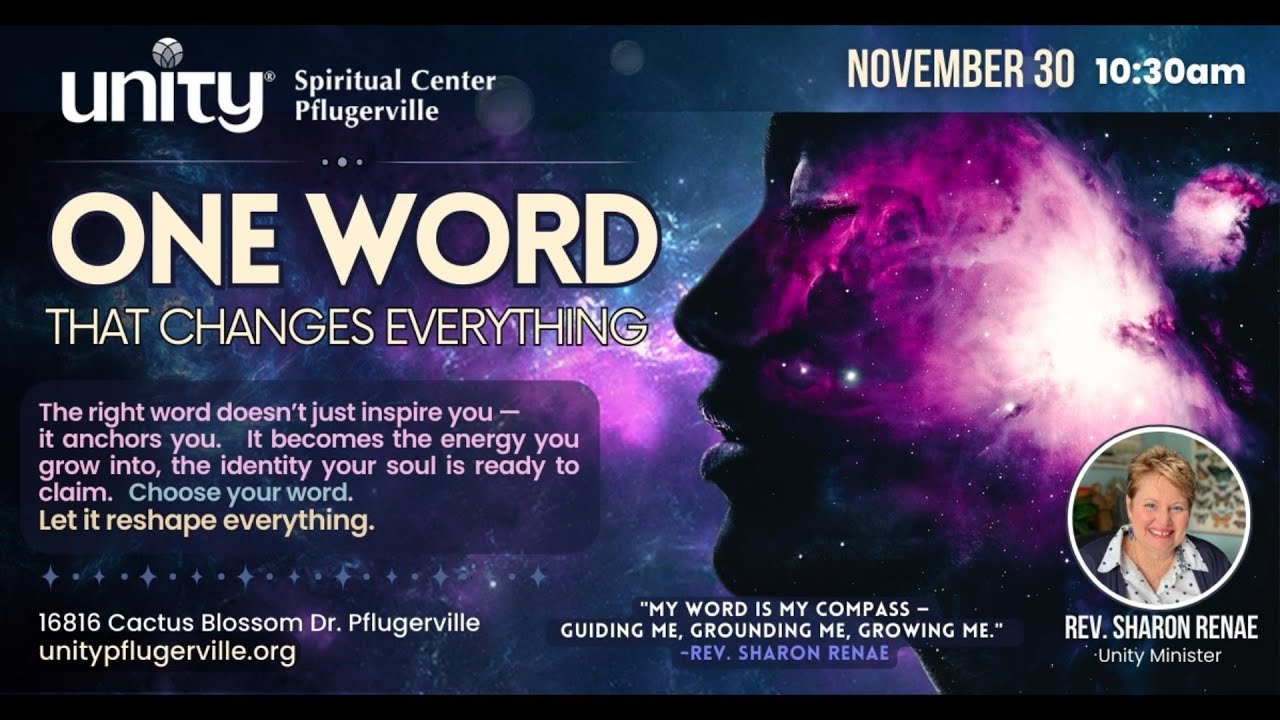 One Word That Changes Everything | Rev. Sharon Renae