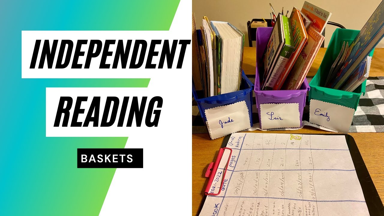 Independent Reading Baskets for Children
