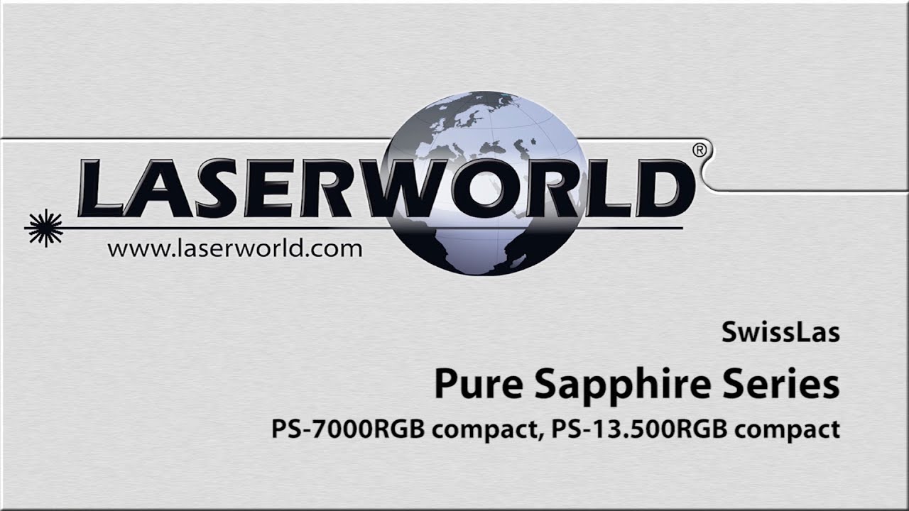 SwissLas Pure Sapphire Series - PS-7000RGB compact - PS-13.500RGB compact | Laserworld