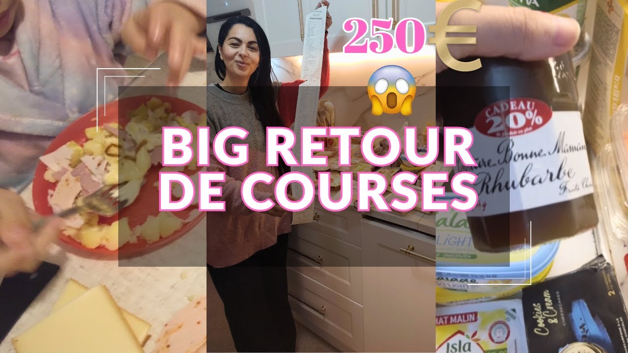 😱MON PLUS GROS RETOUR DE COURSES & IDEE MENU DE LA SEMAINE🥧