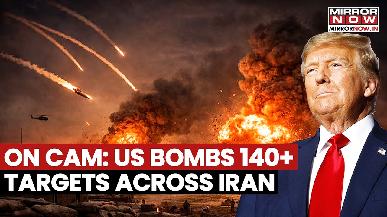 US Launches Lethal Strikes On Cam Over 140 Military Targets Across Iran After Strait Of Hormuz