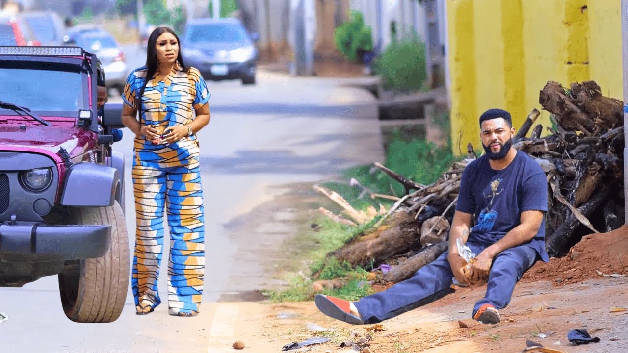How A Billionaire Lady Changed D Life Of D Poor Roadside Beggar She Met On Her Way | Nigerian Movie