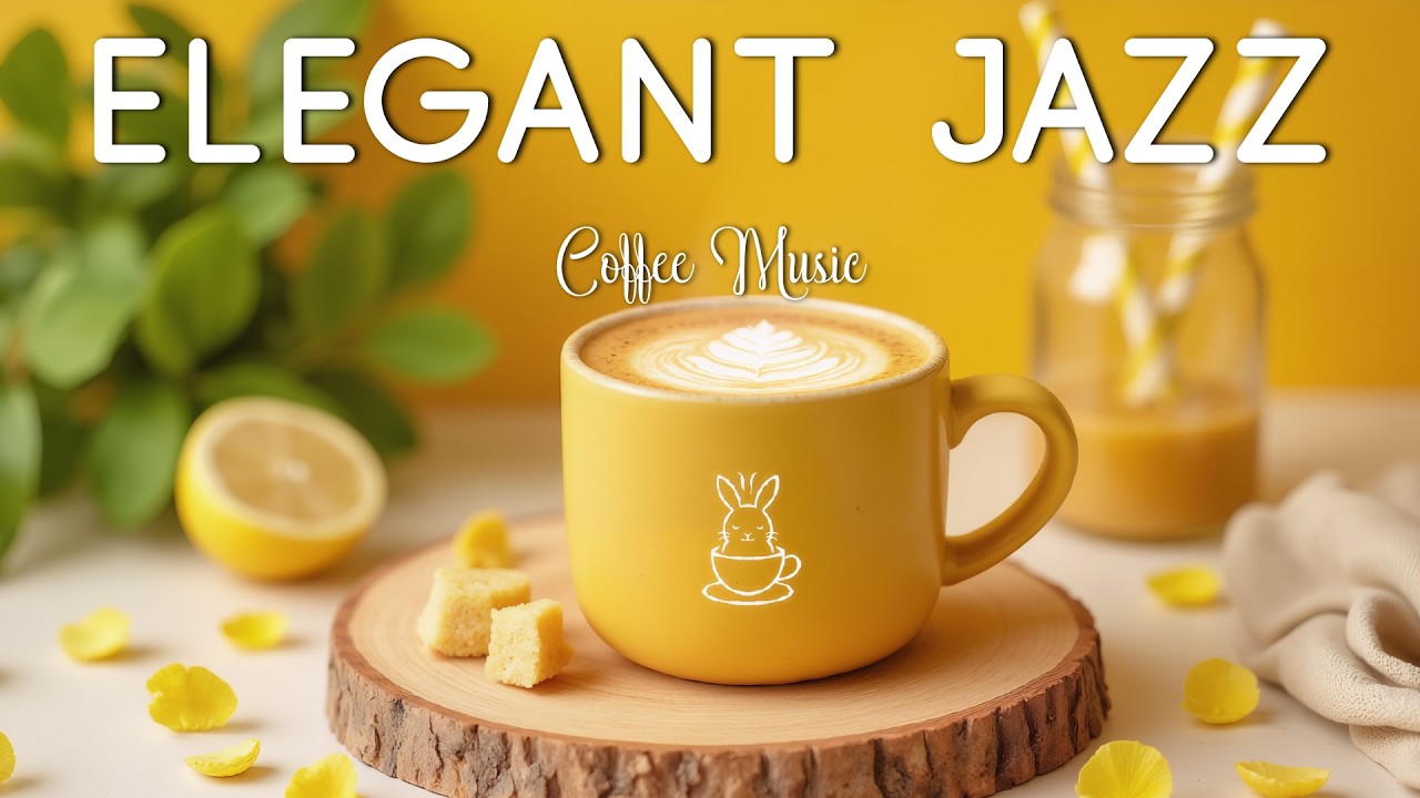 Happy Calm Jazz ☕ Relaxing Jazz Instrumental & Elegant Bossa Nova for Positive Mood