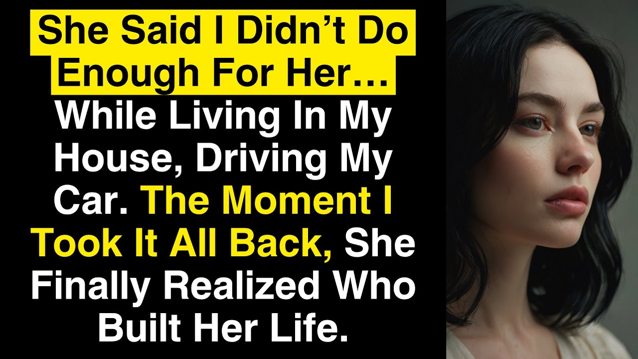She Said I Wasn’t Enough—So I Took Everything Back