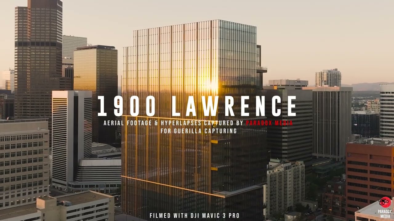 Aerial Video & Hyperlapse Demo of 1900 Lawrence Denver, CO - For Guerilla Capturing