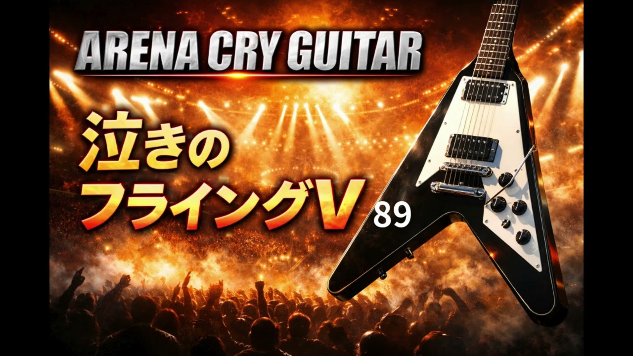 マイケル・シェンカー風｜フライングVで奏でる泣きのギター・インスト｜Into the Arena Inspired / Michael Schenker【Guitar Anthem 89】