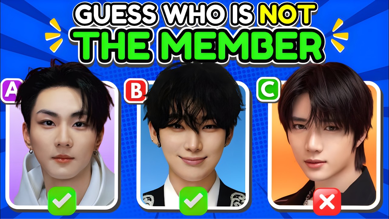 Угадайте, кто НЕ является участником группы! (Задание по K-POP группе) 😱🔥| Викторина по K-Pop 2026