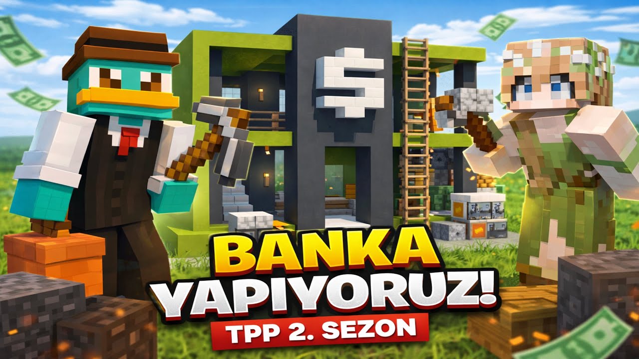 MINECRAFT ROLEPLAY SUNUCUMDA BANKA BUILDİ YAPTIK! 💰🔥 | TPP 2.SEZON #4