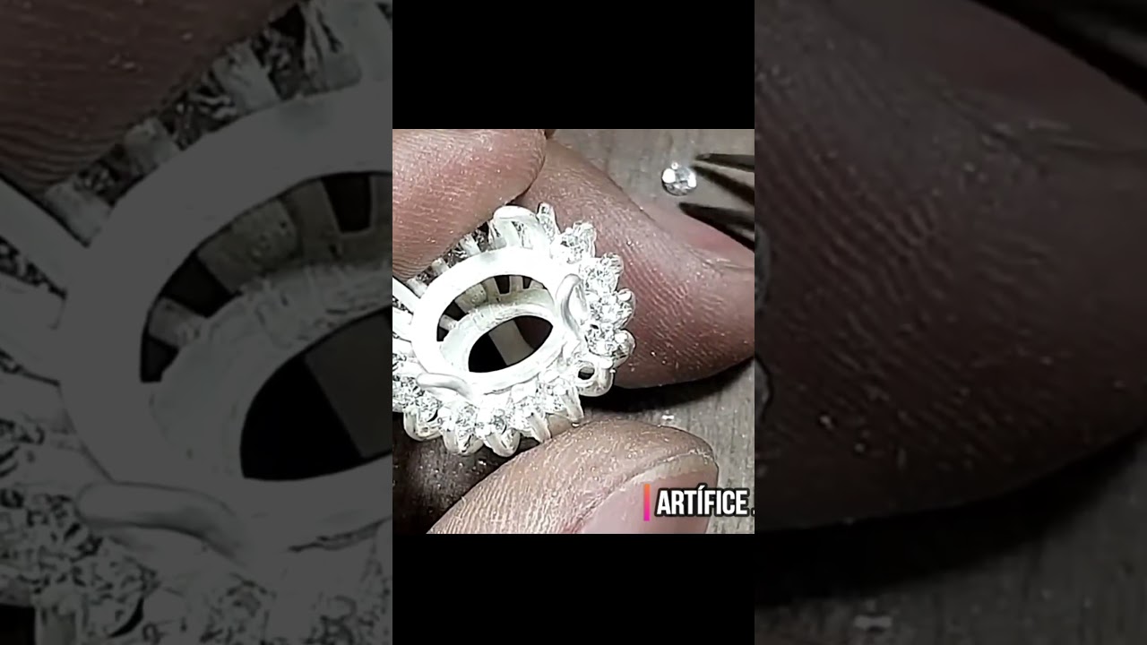 C&oacute;mo hacer un anillo para mujer t&eacute;cnicas antiguas de Joyer&iacute;a ￼#joyero #joyeroprofesional #hechoamano