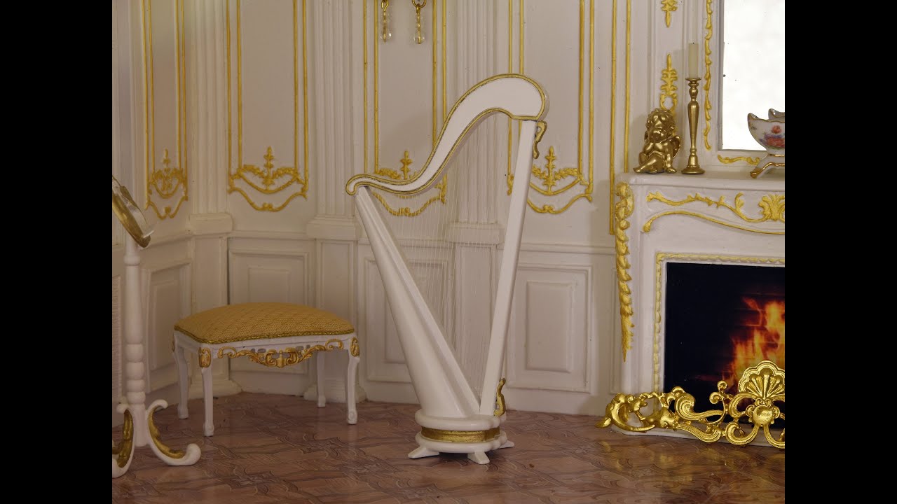 How to make miniature harp (with subtitles)