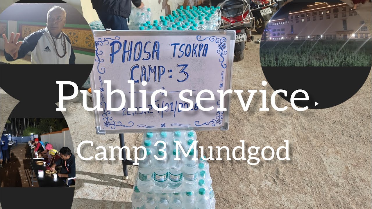 Public service by Camp 3 and all others#Mundgod🙏🙏👍👍24/Jan/26