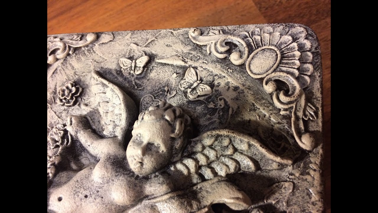 Античная шкатулка. DIY.  Bas-relief.