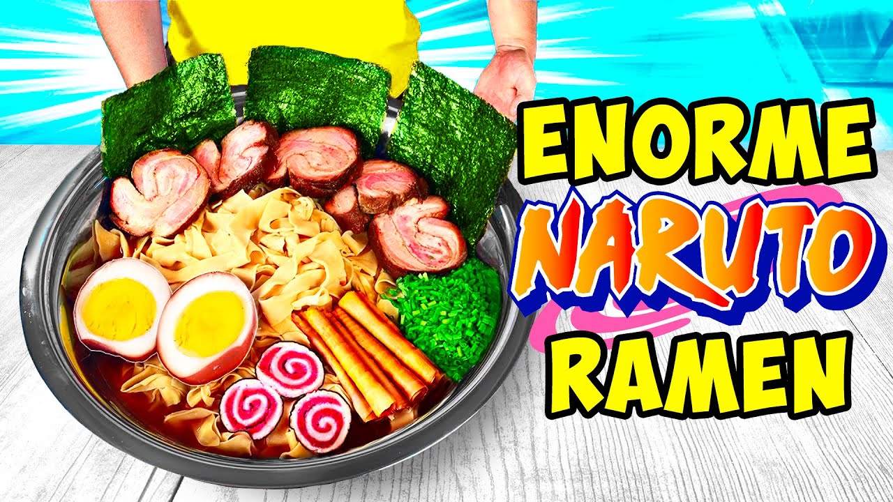 Ho fatto gigante Tonkotsu Miso Ramen da Naruto è epico da VANZAI CUCINANDO