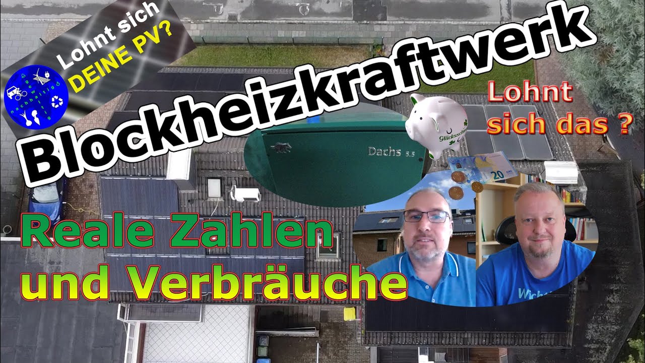 Photovoltaikanlage mit Blockheizkraftwerk: Traumkombination? 97% Stromautark - 340 Akku-Vollzyklen
