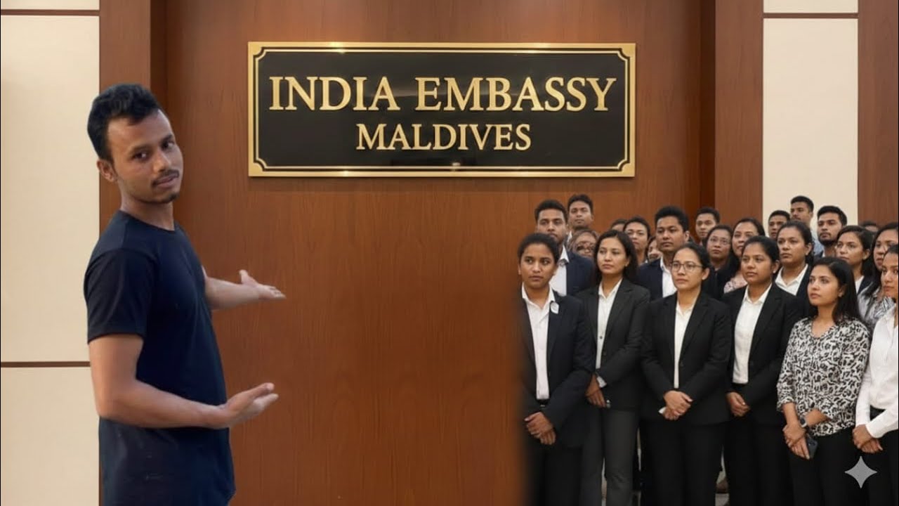 Maldives 🇲🇻 India 🇮🇳 এম্বাসিতে এটা কি বলল