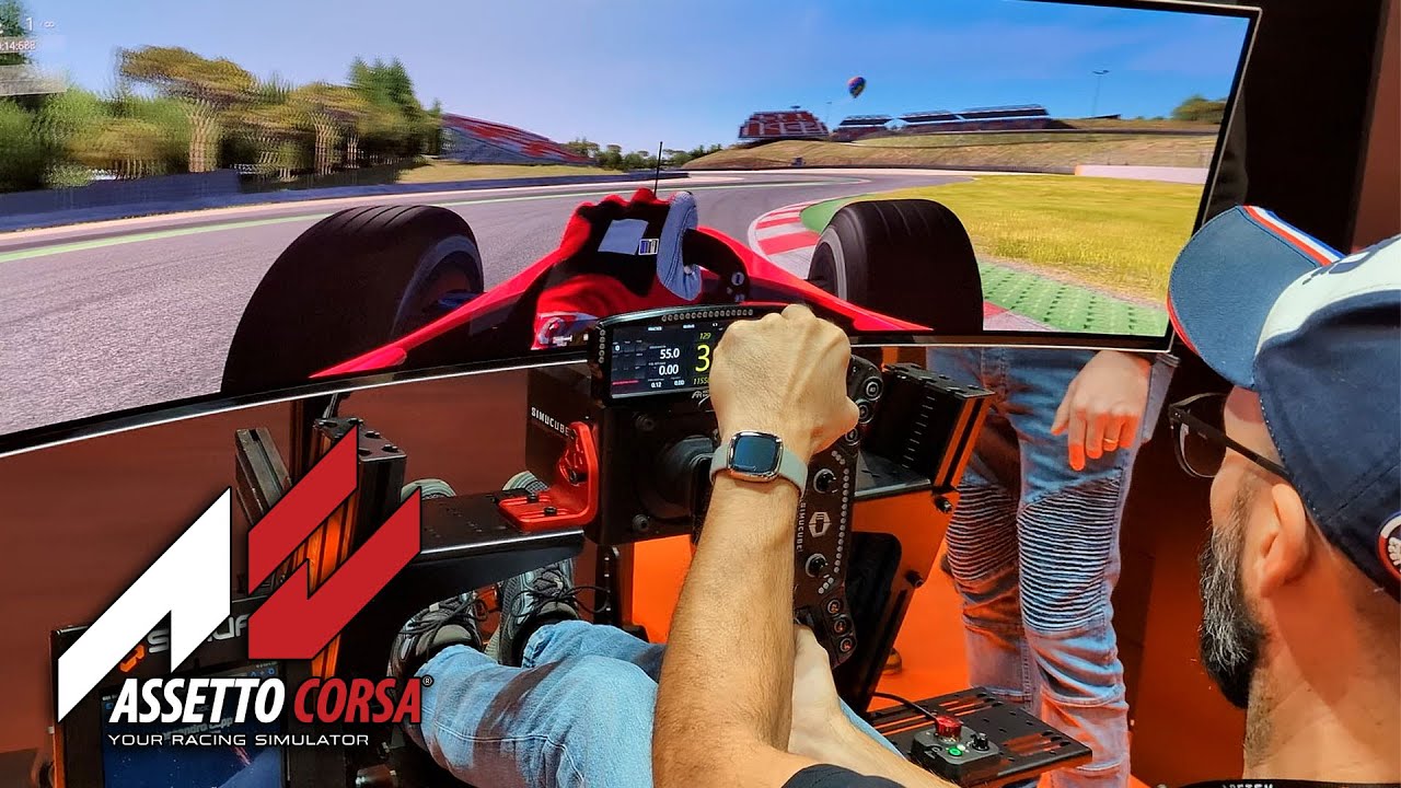 Ho provato il SIMUCUBE 3 PRO su ASSETTO CORSA ed &egrave; UNA BOMBA! SFIDA HOTLAP | SIM EXPO 2025