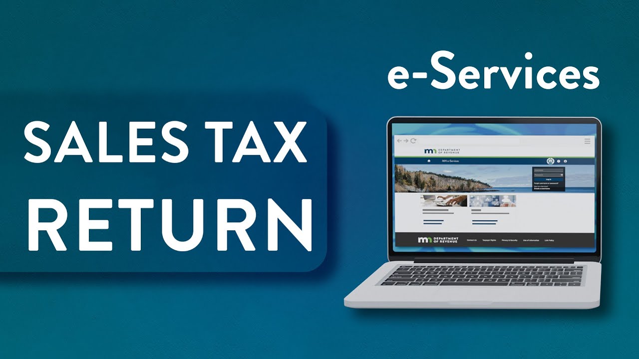How to File a Sales Tax Return in e Services