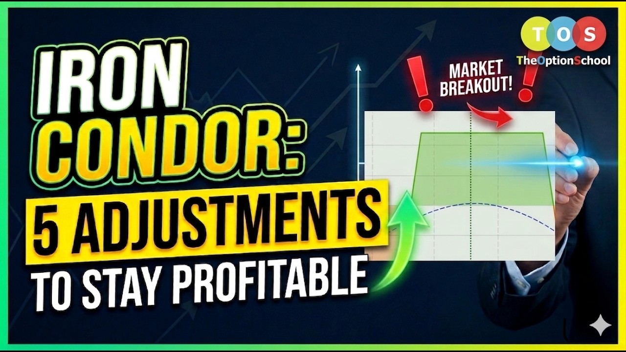 IRON CONDOR STRATEGY? | HERE'S WHAT TO DO NEXT! | BEST OPTION SELLING ADJUSTMENT