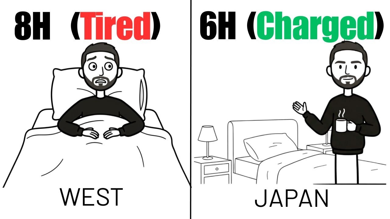 How to Sleep LESS and Wake Up FRESH (The Japanese 6-Hour Science)