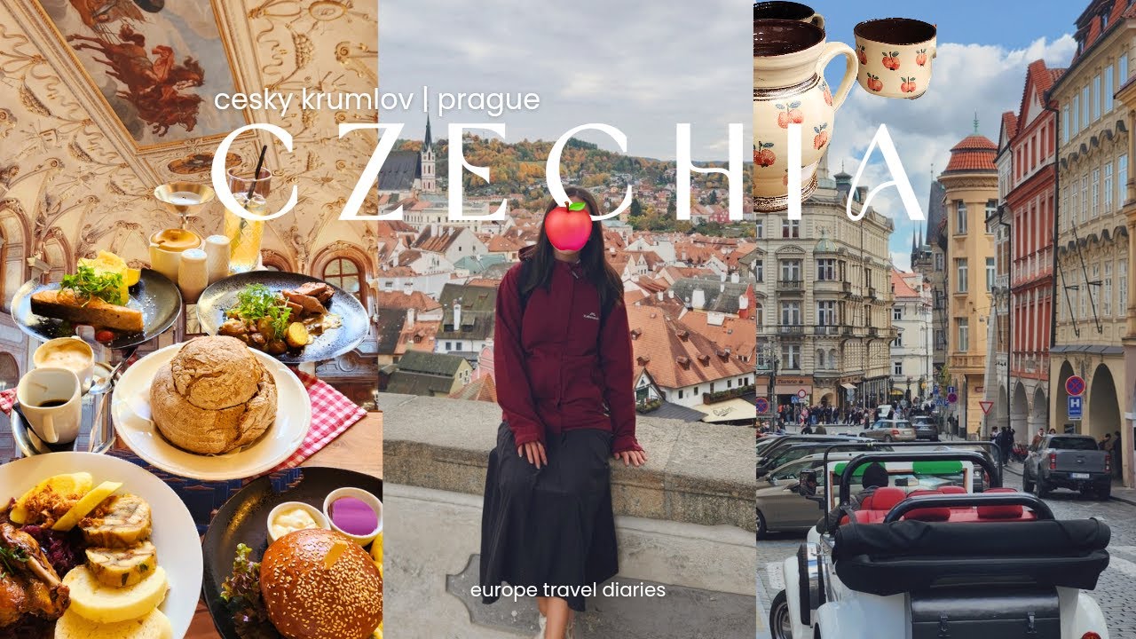 czechia travel vlog 🍎🥧 fairytale town, medieval town square, organ concert & charles bridge