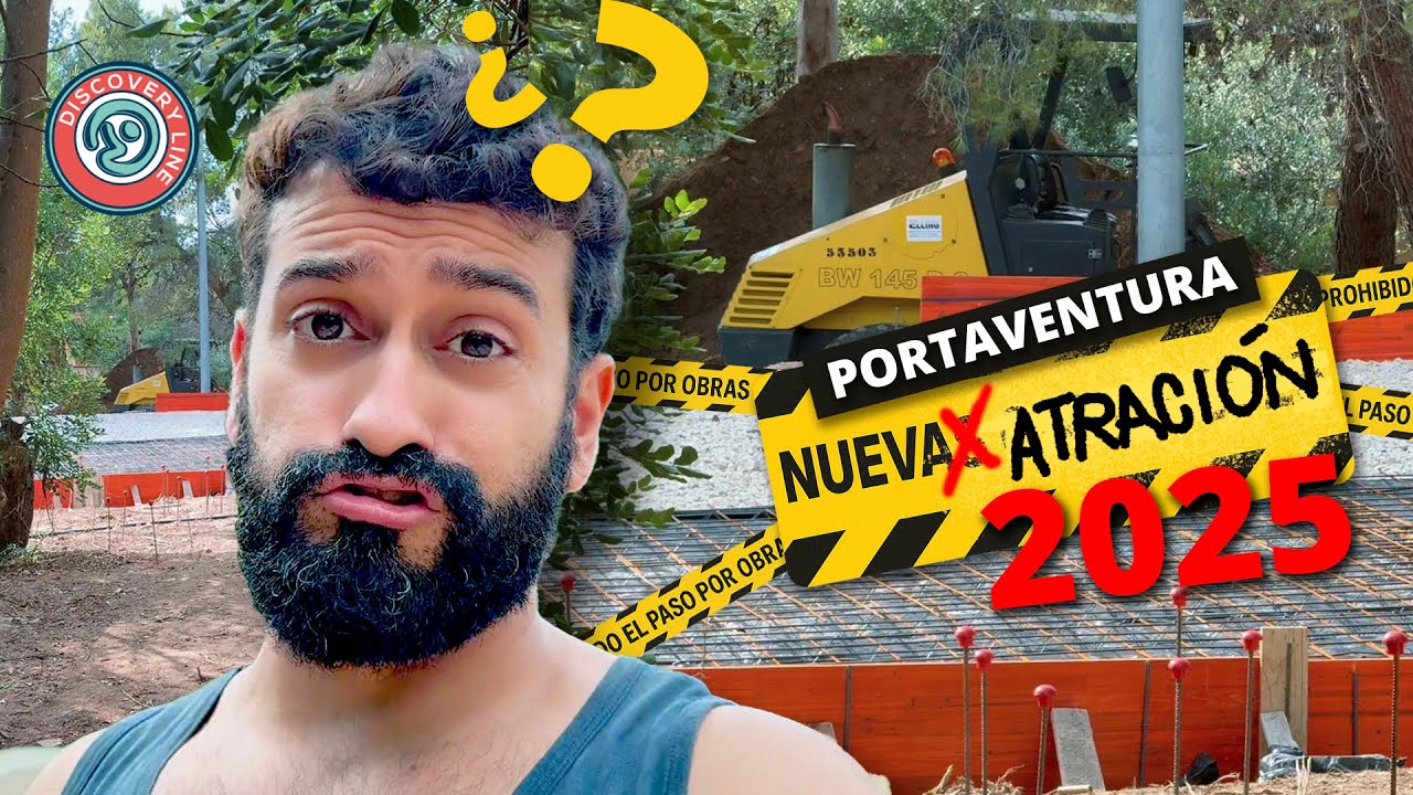 ¡Así AVANZAN las OBRAS de PortAventura 2025! ¿Una nueva atracción secreta?