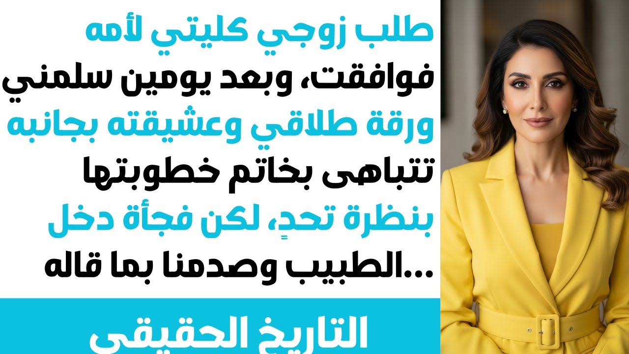 تبرعتُ بكليتي لحماتي😥 بعد يومين، طلب زوجي الطلاق💔 لكن الطبيب قال..⁉️