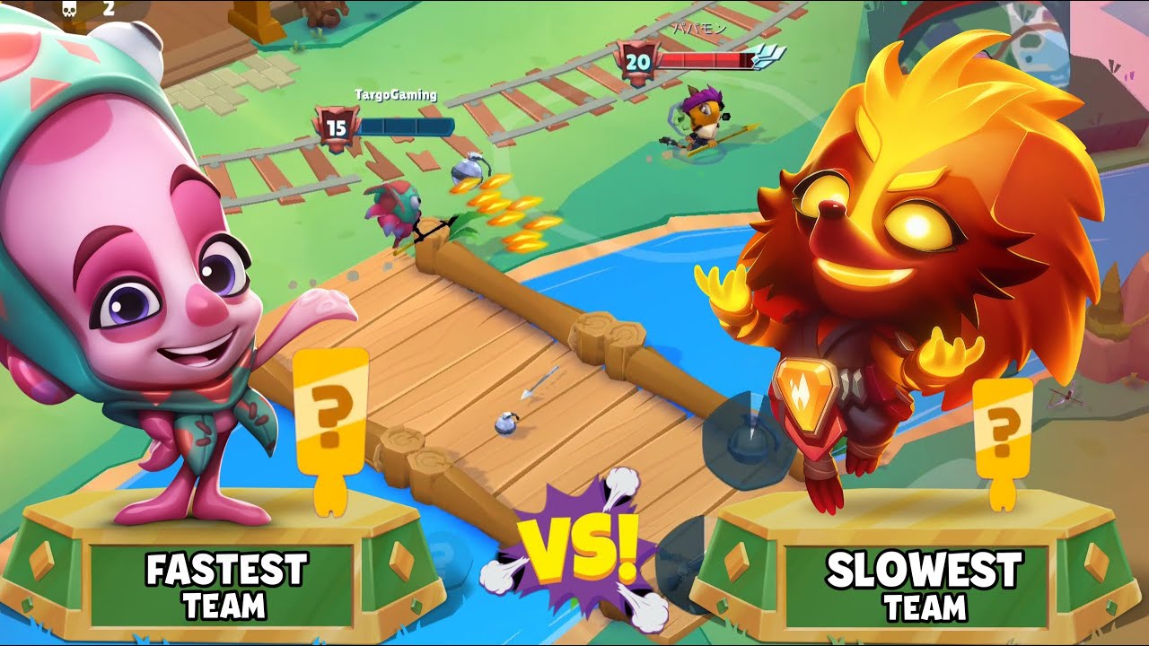 Fastest vs Slowest Which Team is Fearless | Zooba