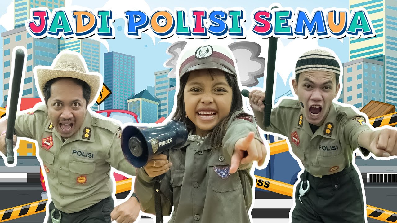 PERTAMA KALI POLISI LEIKA BERBURU PERMEN JELLY BOLA MATA VIRAL !!! bareng tompel & ayah di kidzoona