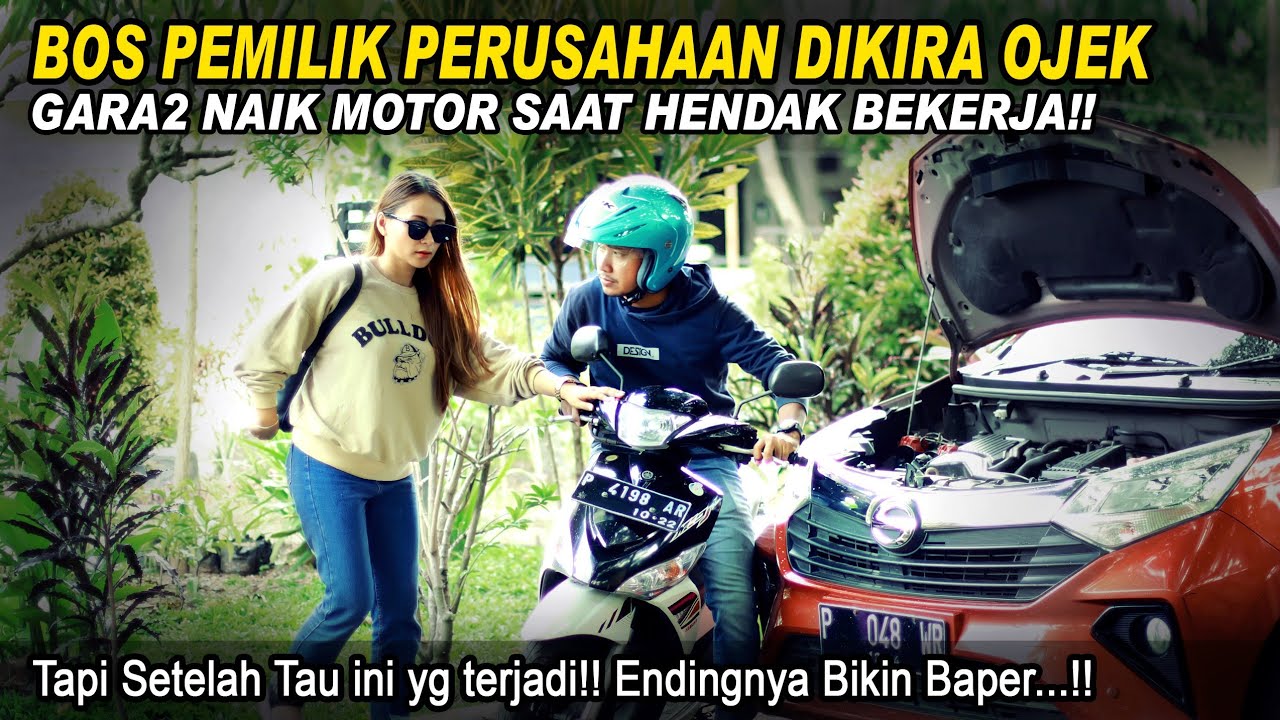 BOS PEMILIK PERUSAHAAN DIKIRA TUKANG OJEK OLEH CEWEK CANTIK INI! Setelah tau, Lihat yg terjadi