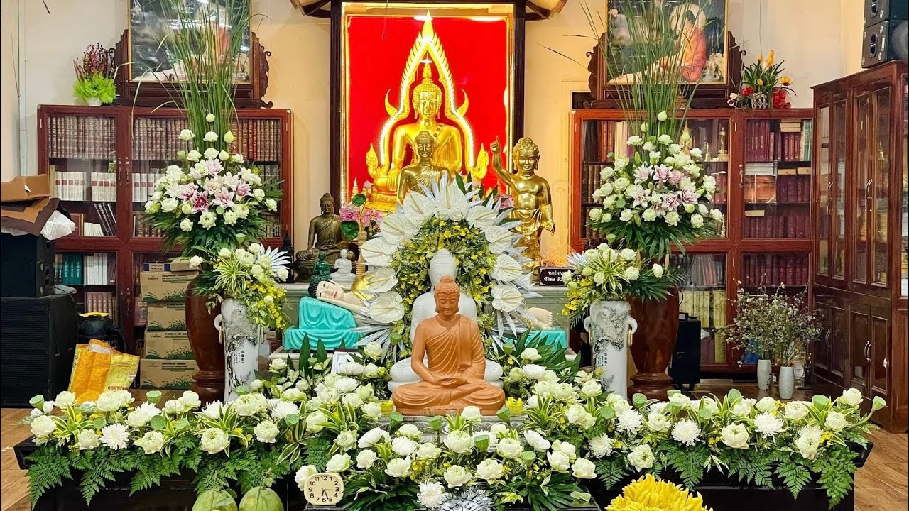 Lớp Học Kinh Tụng Theravada ( Lễ Bái Tam Bảo Buổi 1 ) . Trưởng Lão Pháp Thông