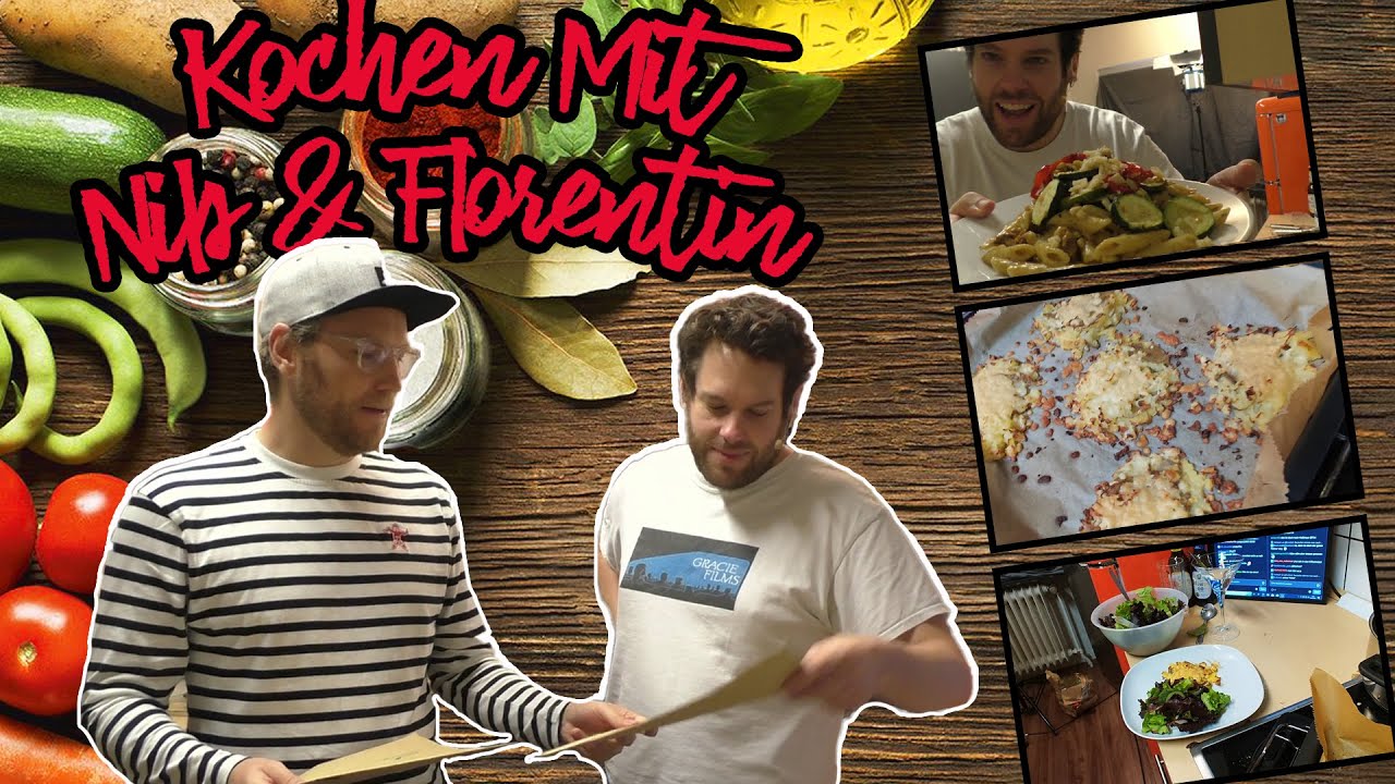 Wir bekochen uns wieder gegenseitig! - Cheesy Smashed Potatoes und Penne mit Basilikumsoße
