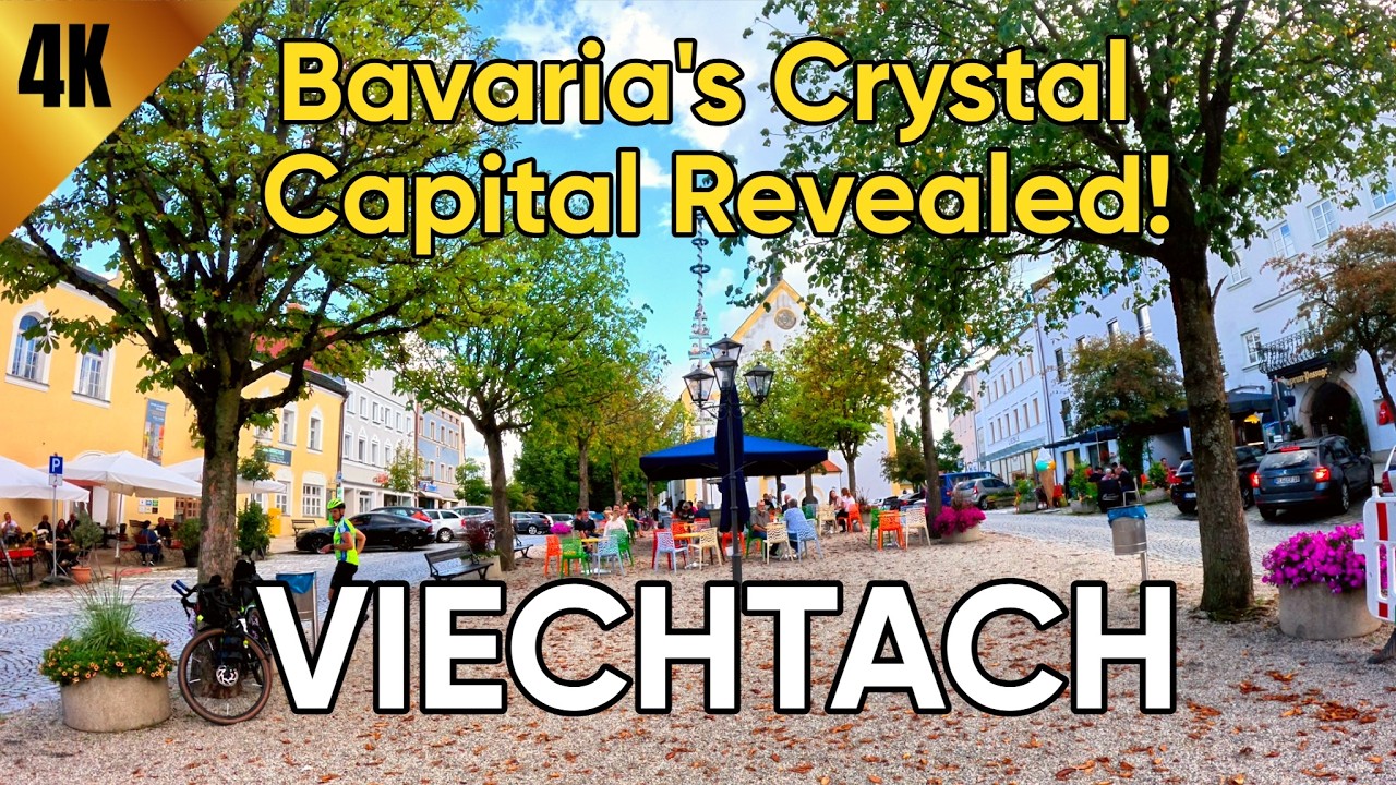 Crystal Capital: POV Walk in Bavarian Viechtach, Germany | Main Square to Historic Train Station!