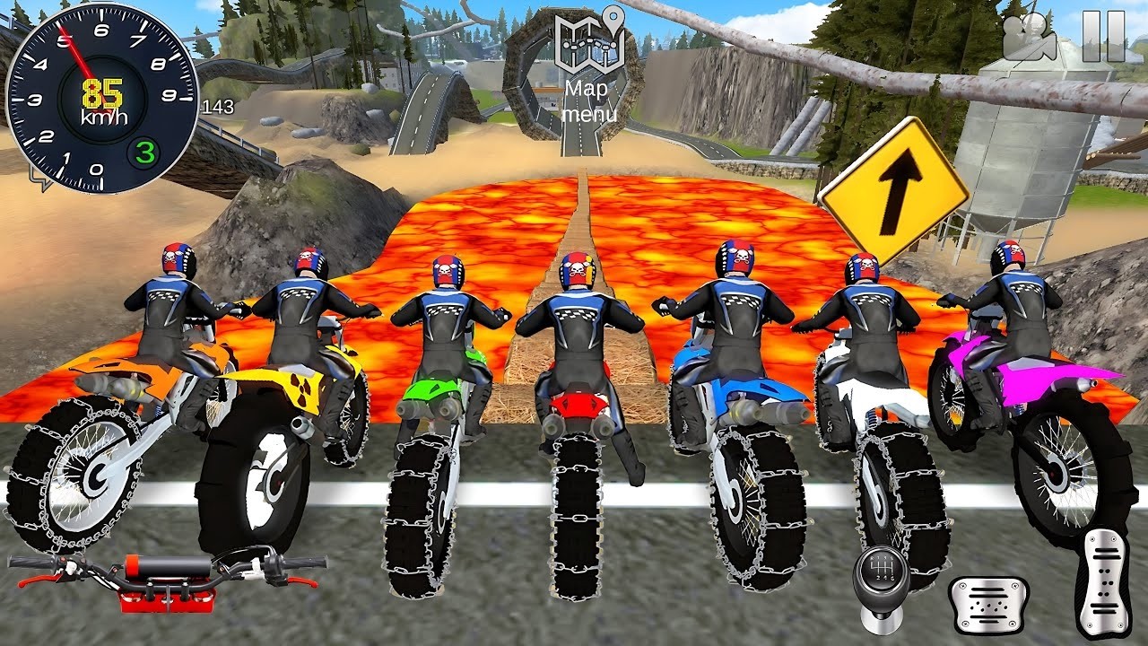 Juegos De Dirt Bikes - Extrema de Motocicletas #1 Offroad Outlaws Android / IOS gameplay FHD