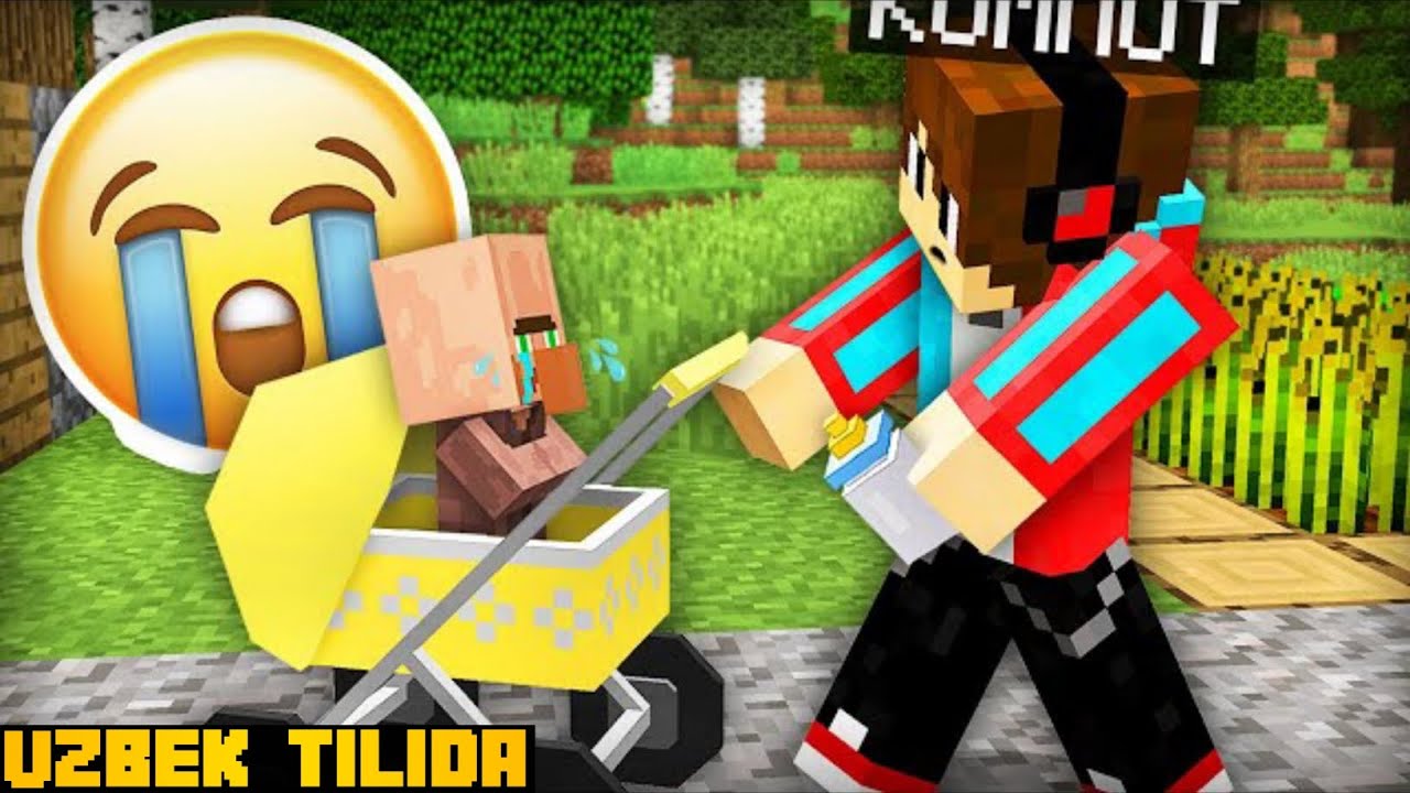 QISHLOQI BOLA BO‘LIB QOLDI MINECRAFTDA | KOMPOT MINECRAFT 