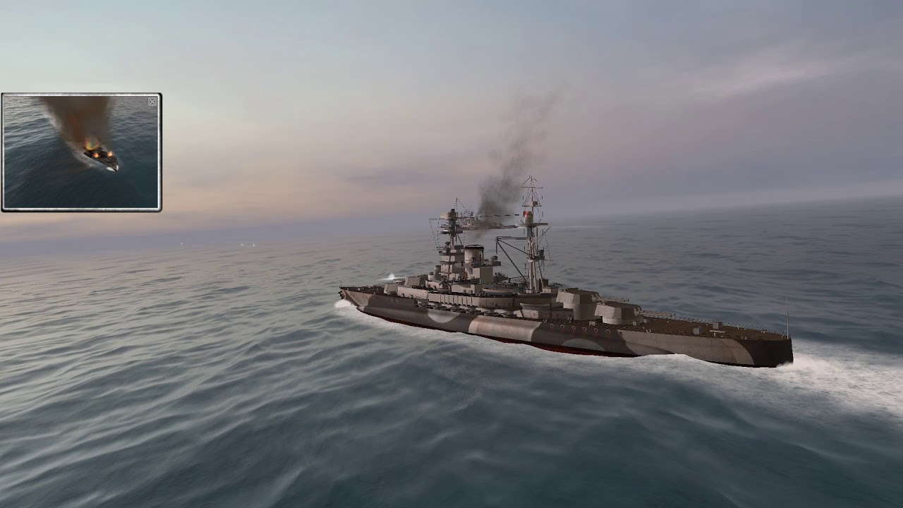Sinking large task force with an overpowered submarine (SH3)