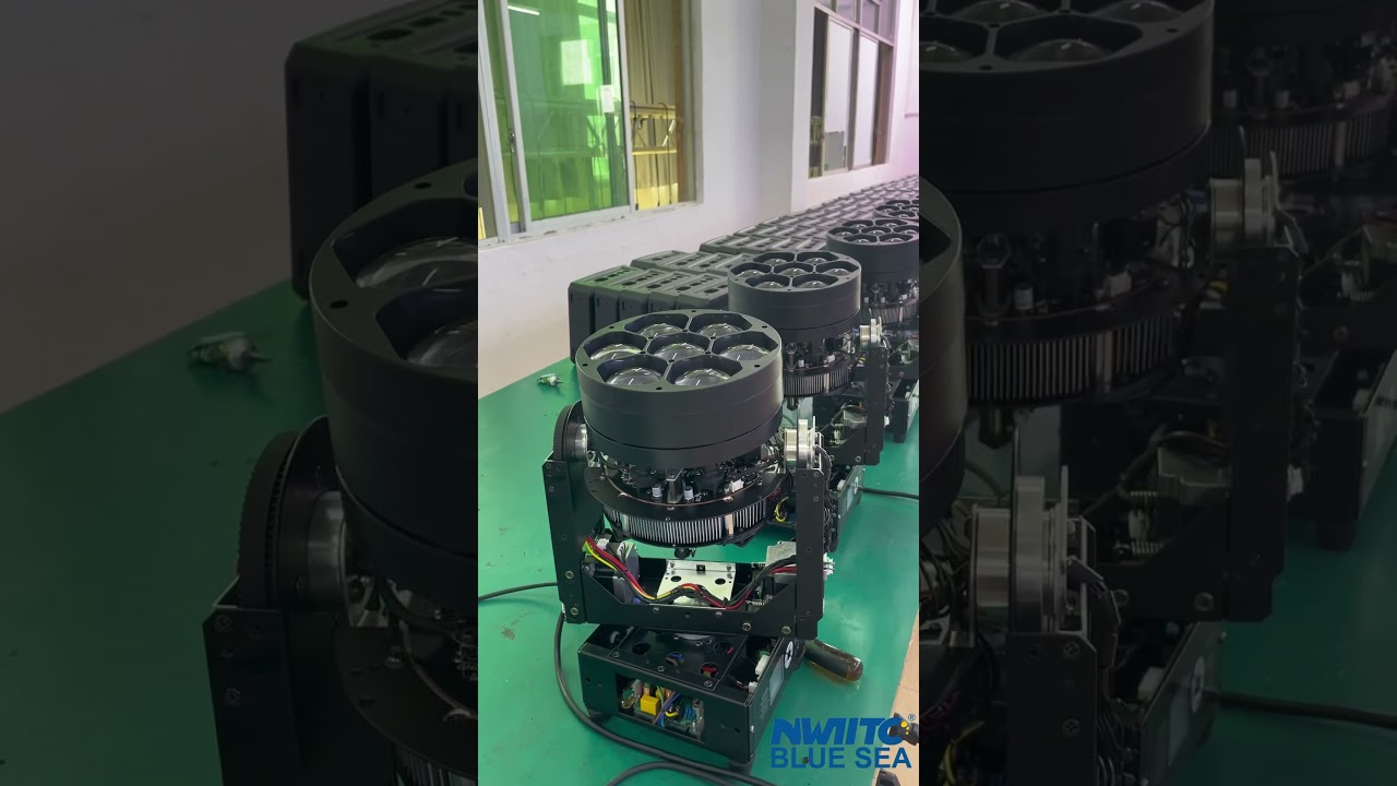 7pcs 40w bee eye roasting zoom led moving head light