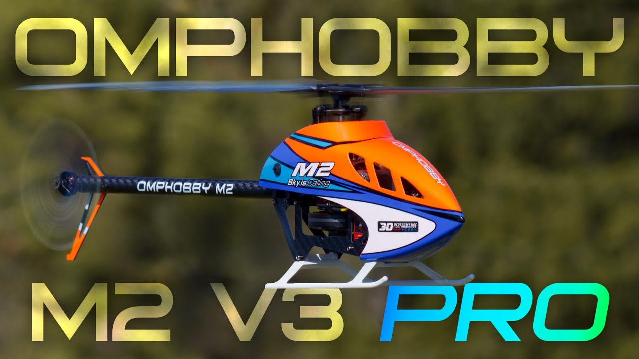 OMPHOBBY M2 V3 PRO | Cosmic Orange | Tight Spot Low RPM 3D