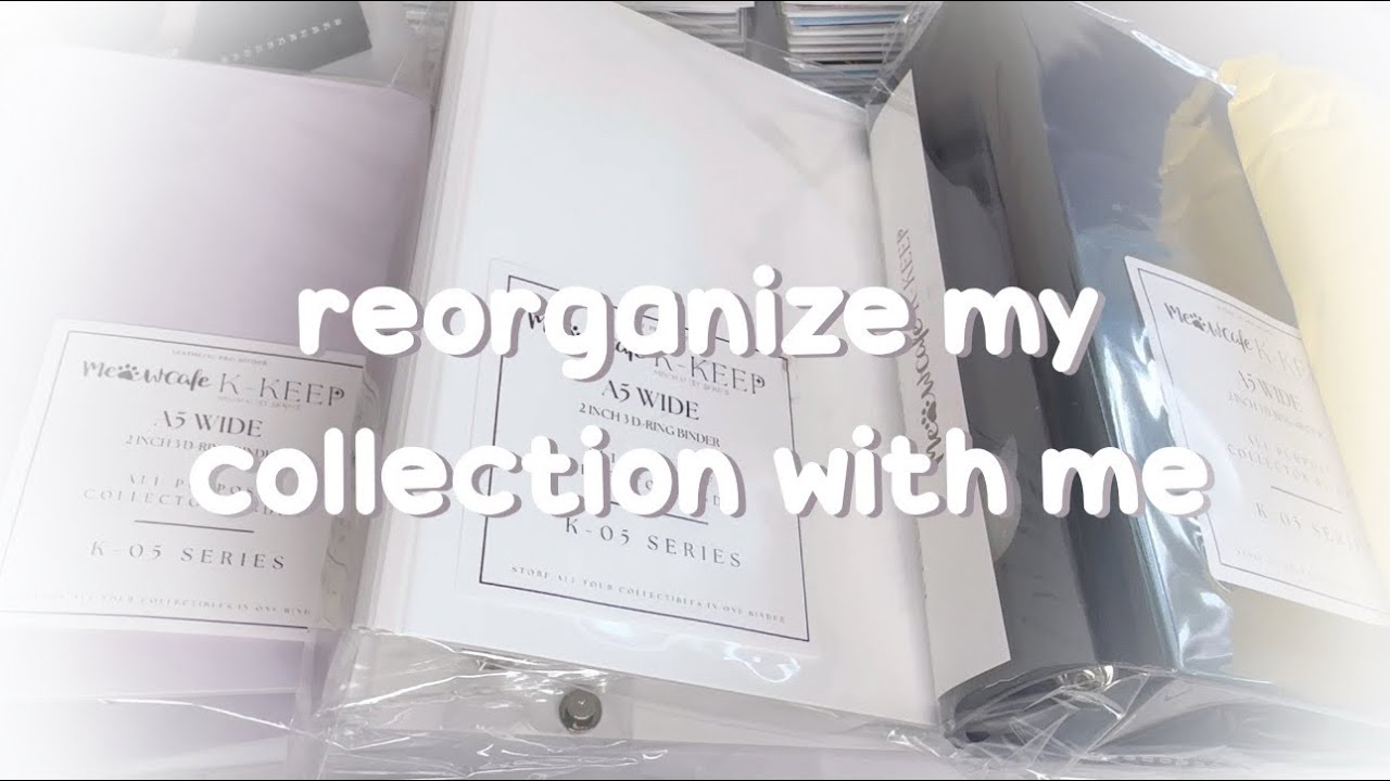 ❝ reorganize my collection with me ! (feat. meowcafe products ♡) ❞