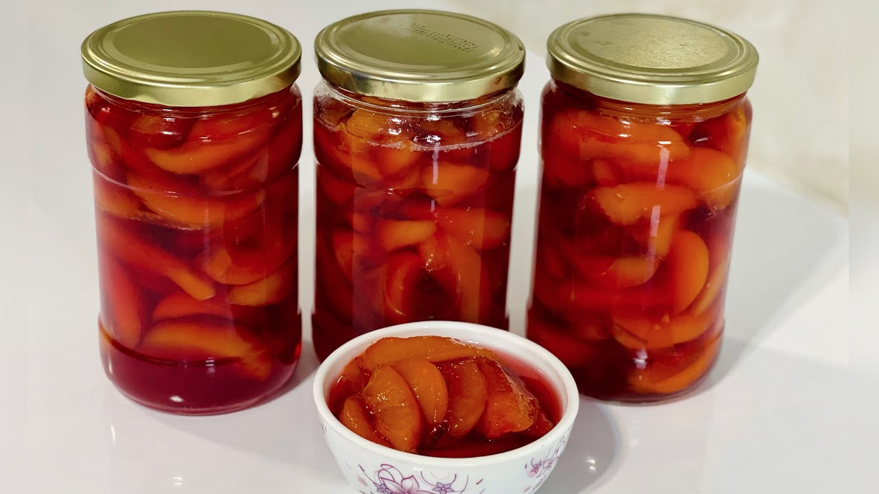 مربای شلیل خوشرنگ | طرز تهیه ساده و سریع 🍑
