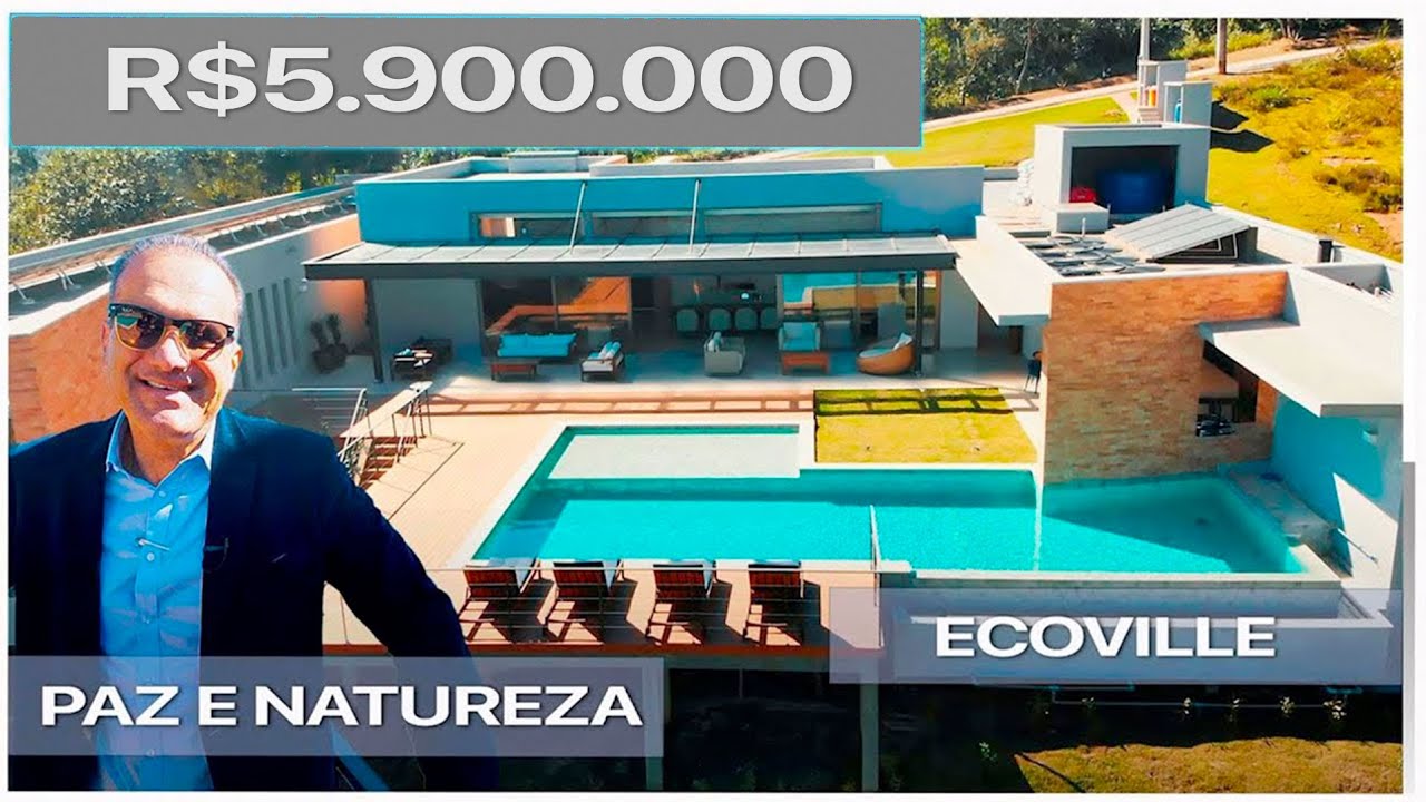 MANSÃO NO MEIO DA NATUREZA A 40 MINUTOS DE SP | R$5.900.000,00 | Ecoville - SP