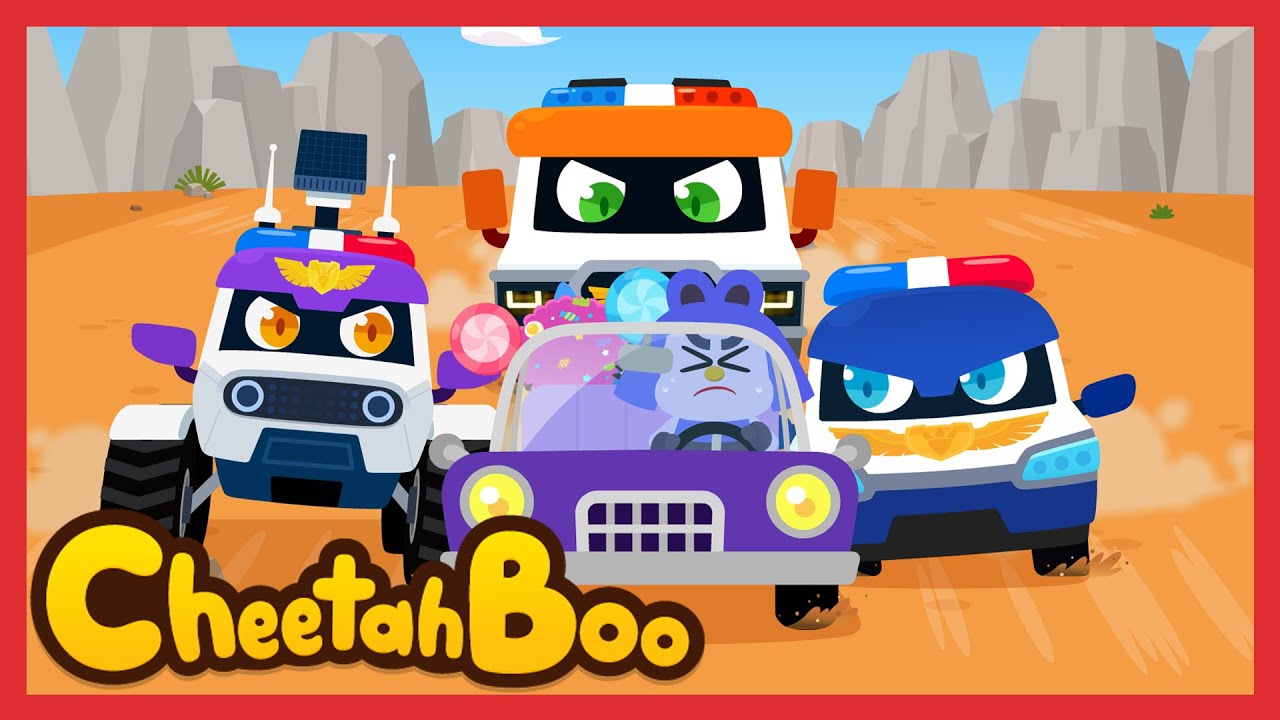 [Baru!🥳] Mobil Dino, Selamatkan Bayi Dinosaurus! | Lagu mobil dino | Lagu Anak | #Cheetahboo