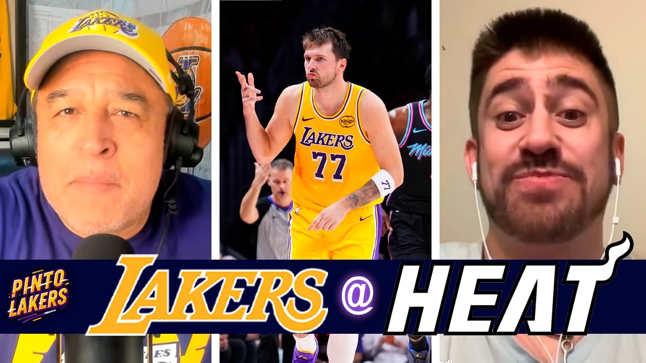 60 PTS DE LUKA! LAKERS REMONTAN 14 PTS vs MIAMI para la 8va Victoria al Hilo!!