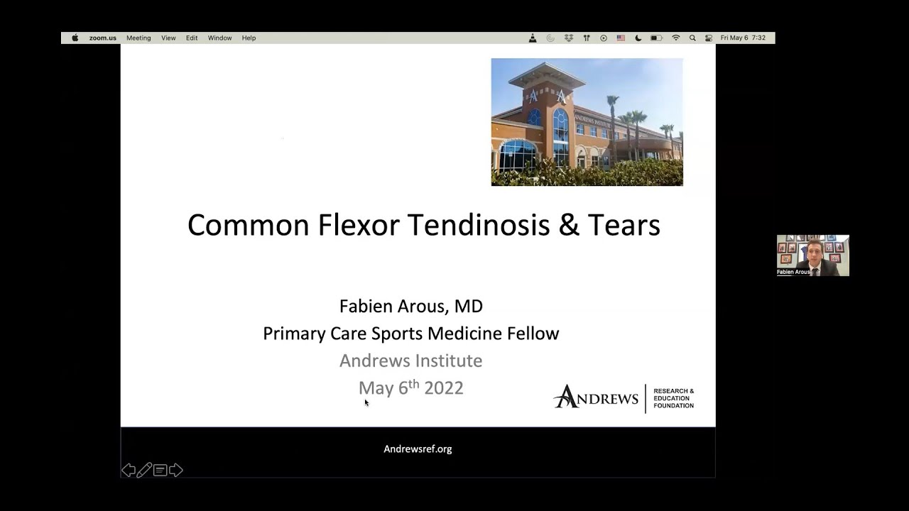 Common Flexor Tendinosis and Tears with Dr. Fabien Arous | AMSSM Sports US Case Presentation