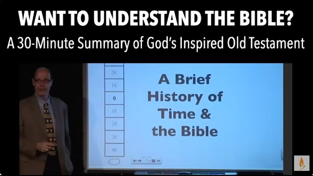 DO YOU WANT TO UNDERSTAND THE BIBLE--Here's a Quick 30-Minute Overview & Summary! (EBI-04)